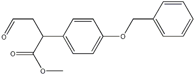 2-(4-(苄氧基)苯基)-4-氧代丁酸甲酯 结构式