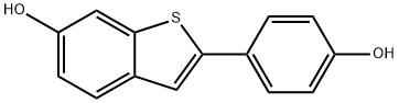 2-(4-羟基苯基)苯并[B]噻吩-6-醇 结构式