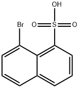 8-Bromonaphthalene-1-sulfonic acid 结构式