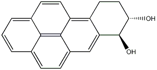 Benzo(A)pyrene-7,8-diol, 7,8,9,10-tetrahydro-, trans-(+-)- 结构式