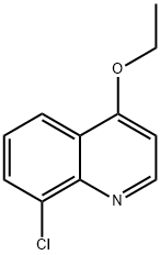8-氯-4-乙氧基喹啉 结构式