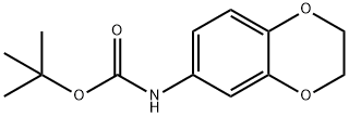 tert-butyl (2,3-dihydrobenzo[b][1,4]dioxin-6-yl)carbamate 结构式