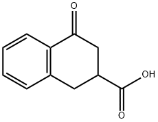 1,2,3,4-四氢-4-氧代萘-2-羧酸 结构式