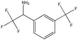 2,2,2-三氟-1-(3-三氟甲基苯)乙胺 结构式