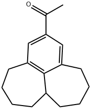 1-(5,6,7,7A,8,9,10,11-八氢-4H-苯并[EF]-2-庚搭烯)乙酮 结构式