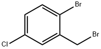 1-溴-2-溴甲基-4-氯苯 结构式