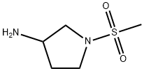 1-甲砜基-3-氨基吡咯烷 结构式