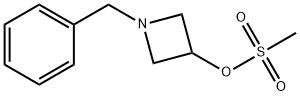 N-苄基-3-(甲磺酰基氧基)吖丁啶 结构式