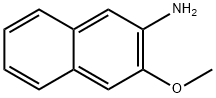 2-Amino-3-methoxynaphthalene 结构式