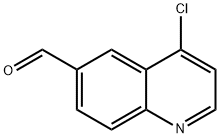 4-氯-6-醛基喹啉 结构式