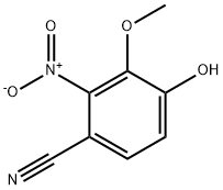 4-hydroxy-3-methoxy-2-nitrobenzonitrile 结构式