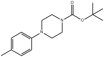 1-BOC-4-(4-甲基苯基)哌嗪 结构式
