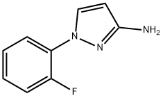 3-氨基-1-(2-氟苯基)吡唑 结构式