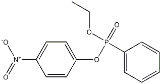 Phosphonic acid, phenyl-, ethyl 4-nitrophenyl ester, (+)- 结构式