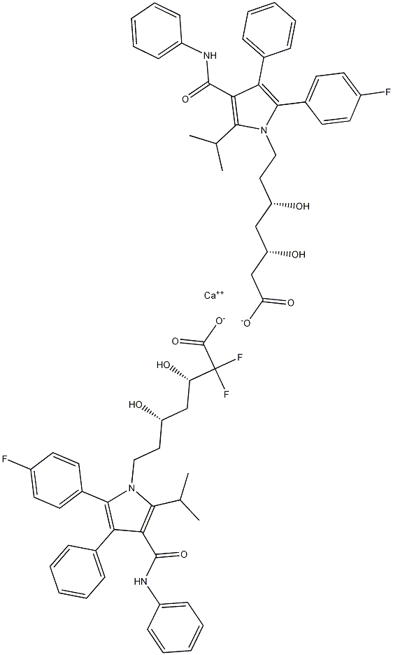 阿托伐他汀钙杂质 结构式