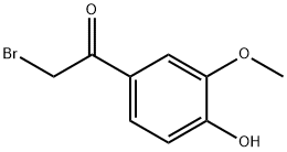 2-bromo-1-(4-hydroxy-3-methoxyphenyl)ethanone 结构式
