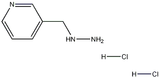 3-吡啶甲基肼盐酸盐 结构式