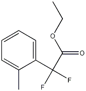 Ethyl 2,2-difluoro-2-o-tolylacetate 结构式