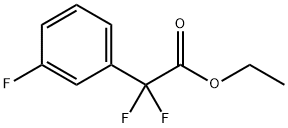 ETHYL 2,2-DIFLUORO-2-(3-FLUOROPHENYL)ACETATE 结构式