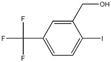 2-碘-5-(三氟甲基)苯甲醇 结构式