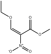 3-乙氧基-2-硝基丙烯酸甲酯 结构式