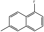 1-Fluoro-6-methylnaphthalene 结构式