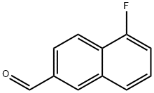 5-Fluoronaphthalene-2-carboxaldehyde 结构式