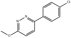 3-(4-氯苯基)-6-甲氧基哒嗪 结构式