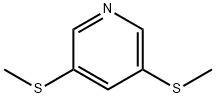 3,5-双(甲硫基)吡啶 结构式