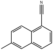 6-Methylnaphthalene-1-carbonitrile 结构式