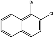 1-溴-2-氯萘 结构式