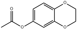 6-Hydroxy-1,4-benzodioxane 6-Acetate 结构式