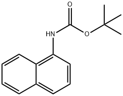 萘-1-基氨基甲酸叔丁酯 结构式