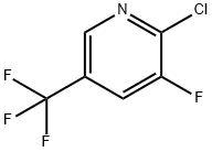 2-氯-3-氟-5-三氟甲基吡啶 结构式