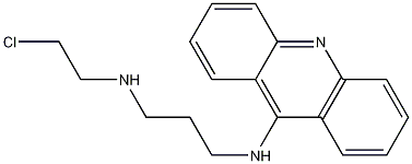 N-(9-Acridinyl)-N'-(2-chloroethyl)-1,3-propanediamine 结构式