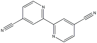 4,4'-二氰基-2,2'- 联吡啶 结构式