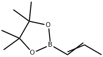 PROPEN-1-YLBORONIC ACID, PINACOL ESTER 结构式