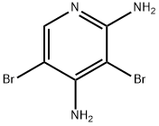 2,4-Diamino-3,5-dbromopyridine 结构式