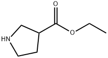 吡咯烷-3-羧酸乙酯 结构式