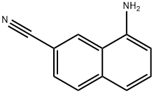 1-Aminonaphthalene-7-carbonitrile 结构式