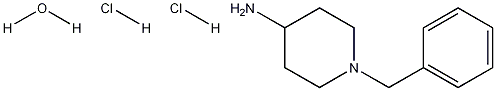 4-AMINO-1-BENZYLPIPERIDINE DIHYDROCHLORIDE HYDRATE 结构式