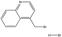 4-溴甲基喹啉, 氢溴酸盐 结构式