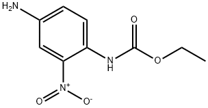 (4-氨基-2-硝基苯基)氨基甲酸乙酯 结构式