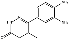 6-(3,4-二氨基苯基)-4,5-二氢-5-甲基-3(2H)-哒嗪酮 结构式