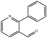 2-苯基吡啶-3-甲醛 结构式