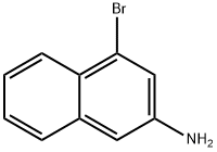4-溴萘-2-胺 结构式