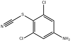 3,5-DICHLORO-4-THIOCYANATOANILINE 结构式