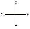 Fluorotrichloromethane 结构式