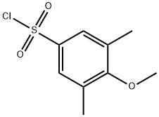 4-甲氧基-3,5-二甲基-苯磺酰氯 结构式