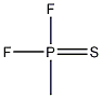 METHYLPHOSPHONOTHIOICDIFLUORIDE 结构式